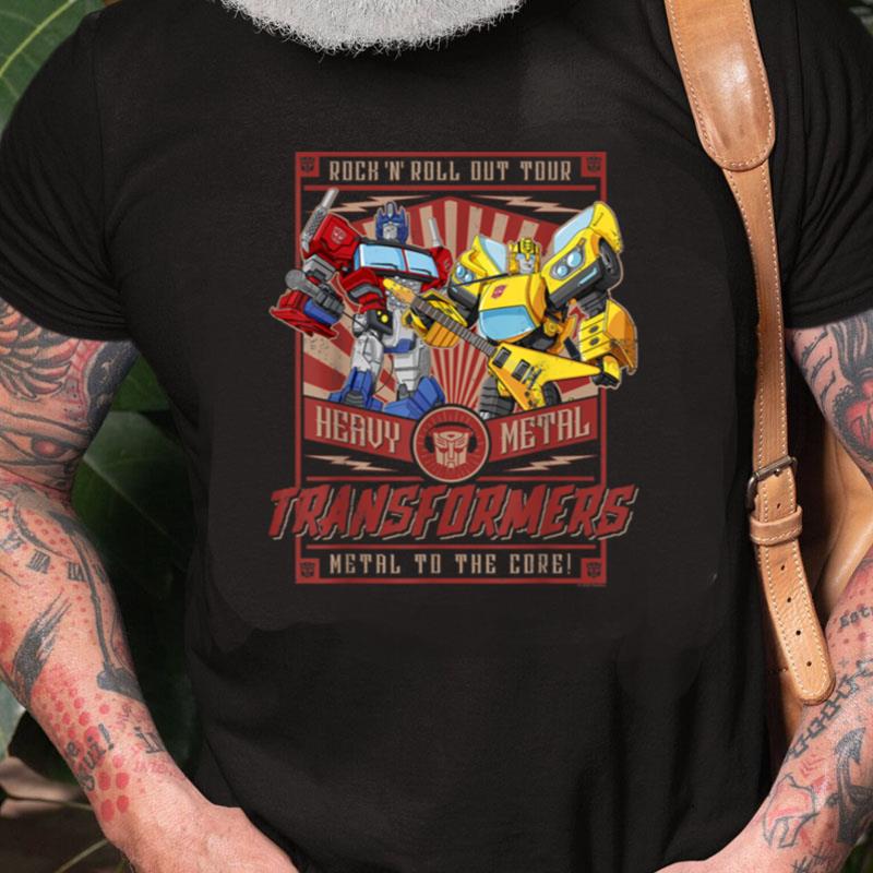 Rock N' Roll Out Tour Transformers Unisex Shirts